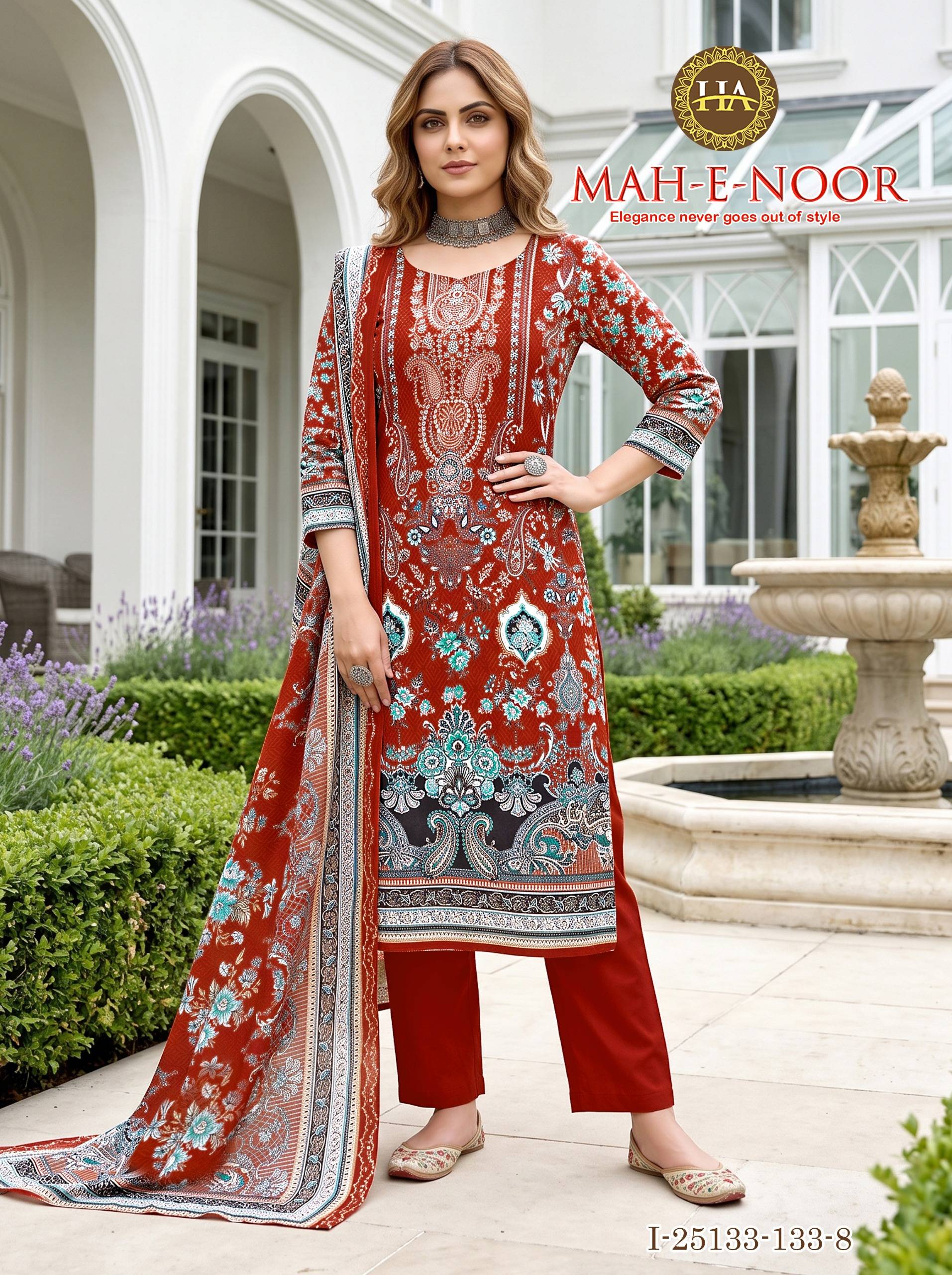 MAH E NOOR By Alok Suit 01 To 08 Series Beautiful Pakistani Suits Colorful Stylish Fancy Ethnic Wear Viscose Reyon Dresses At Wholesale